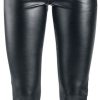 Forplay Byxor | High Waist Imitation Leather Trousers