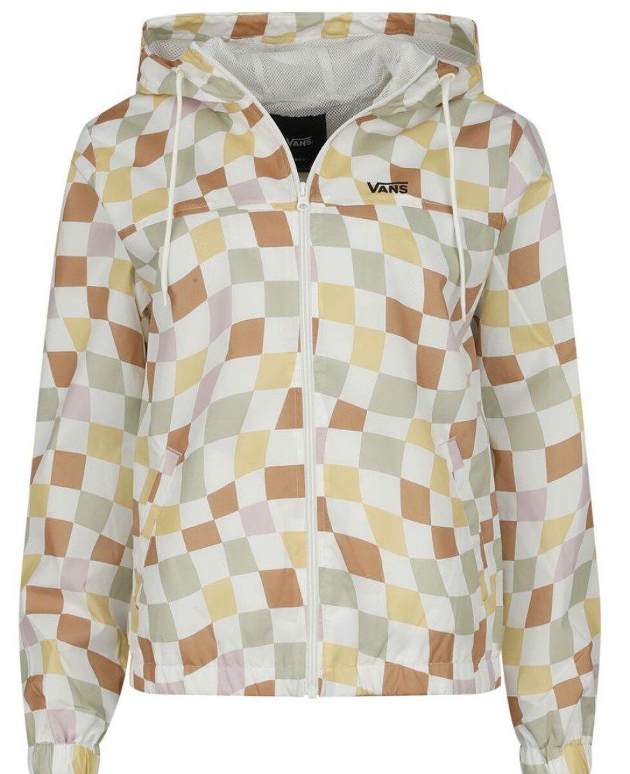 Vans Trojor & Cardigans | Kastle Check Me Print Jacket Amusement 66