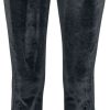 Urban Classics Byxor | Ladies High-Waist Velvet Boot-Cut Leggings