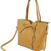 Voodoo Vixen Vaskor | Bow Front Scalloped Shopper Bag