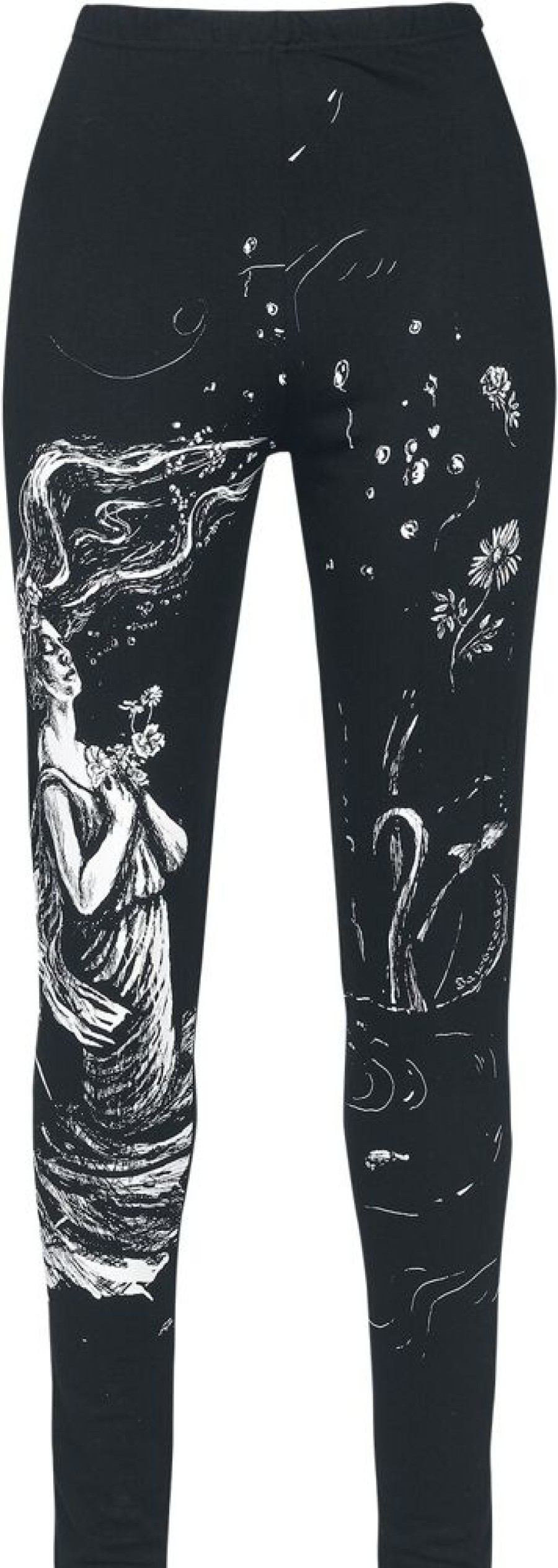 Jawbreaker Byxor | Drawing Print Leggings