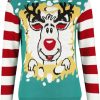 Ugly Christmas Sweater Trojor & Cardigans | Reindeer Wreath