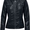 Only Jackor | Bandit Faux Leather Biker