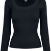 Urban Classics Trojor & Cardigans | Ladies Wide Neckline Sweater