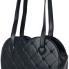 Voodoo Vixen Vaskor | Quilted Heart Tote Bag