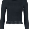 Black Premium by EMP Trojor & Cardigans | Troja Med Plattnitar