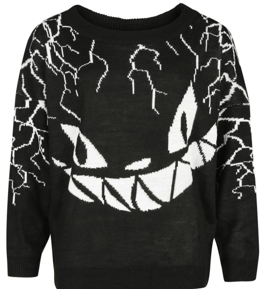 Heartless Trojor & Cardigans | Sinister Grin Jumper