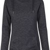 Urban Classics Trojor & Cardigans | Ladies Slub Terry High Neck Hoody