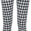 Urban Classics Byxor | Ladies' Soft Black Houndstooth Leggings