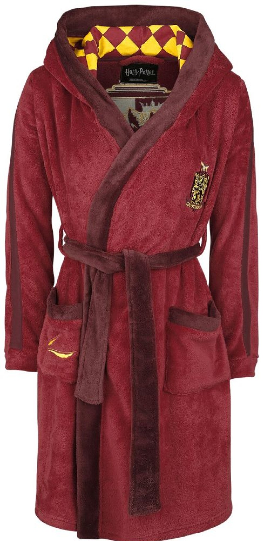 Harry Potter Nattklader | Gryffindor Bathrobe, Long