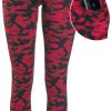 Rock Rebel by EMP Byxor | Roda Kamo-Leggings Med Sidofickor