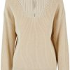 Urban Classics Trojor & Cardigans | Ladies' Oversized Knit Troyer