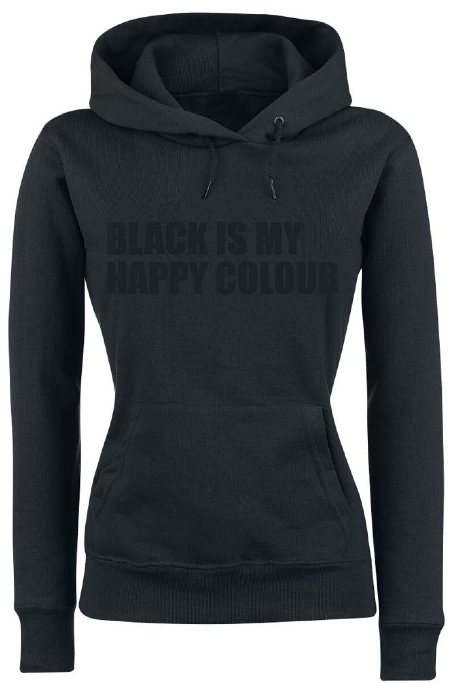 Slogans Trojor & Cardigans | Black Is My Happy Colour