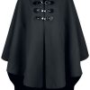 Gothicana by EMP Jackor | Black Cape With Hood