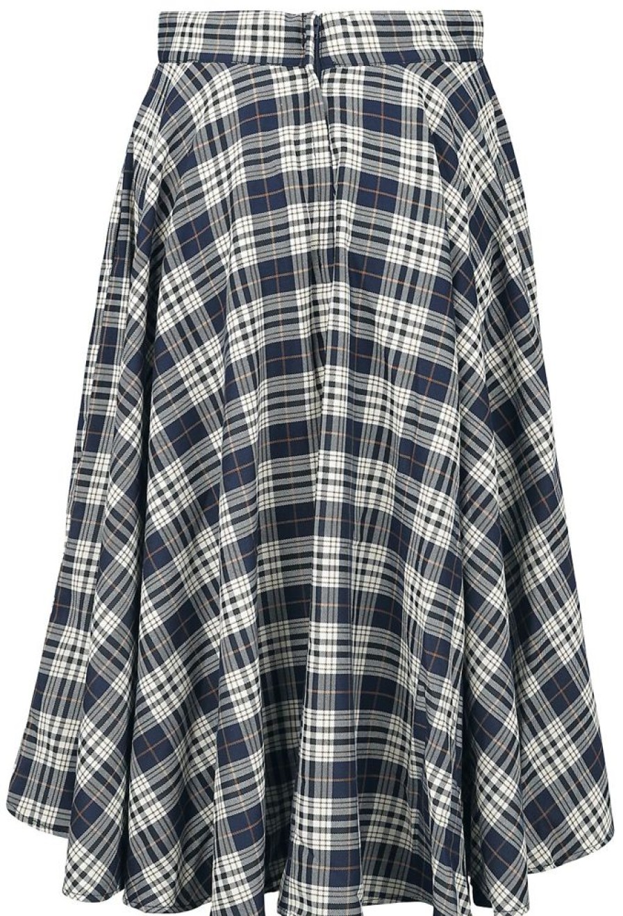 Banned Retro Kjolar | Winter Checked Skirt